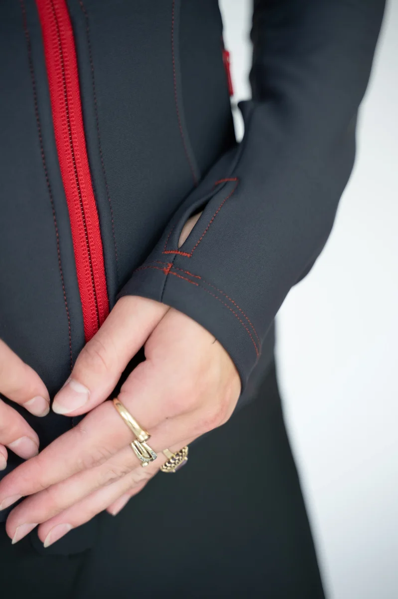 Funktionsjacke "Elva" - Anthrazit – Bild 4